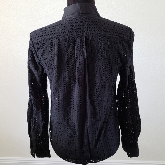 Banana Republic Quinn Eyelet Button Down - Picture 5 of 7